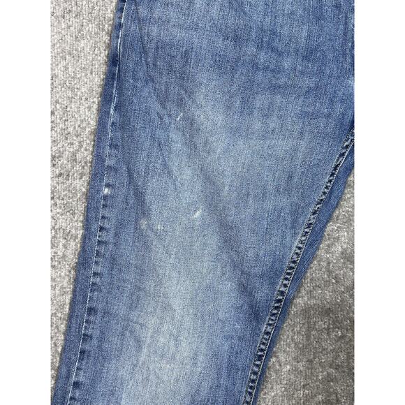 Levis 559 Jeans Mens Size 33x32 Blue Denim Straight Leg 5 Pocket Cotton - Picture 5 of 12